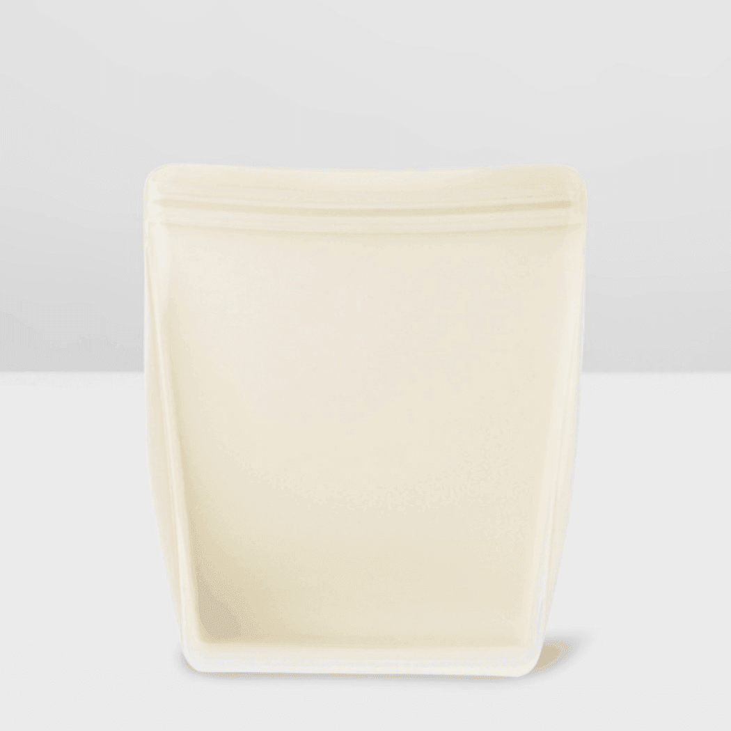 Porter Reusable Silicone Bag Stand Up 1l - Cream-1973194237864448001