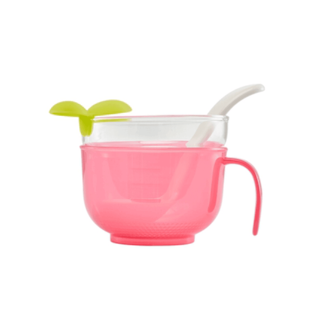 Richell Porridge Maker E, For Use with Rice Cookers Pink-1973194125645844480