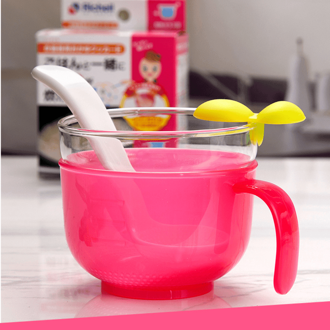 Richell Porridge Maker E, For Use with Rice Cookers Pink-1973194125645844481