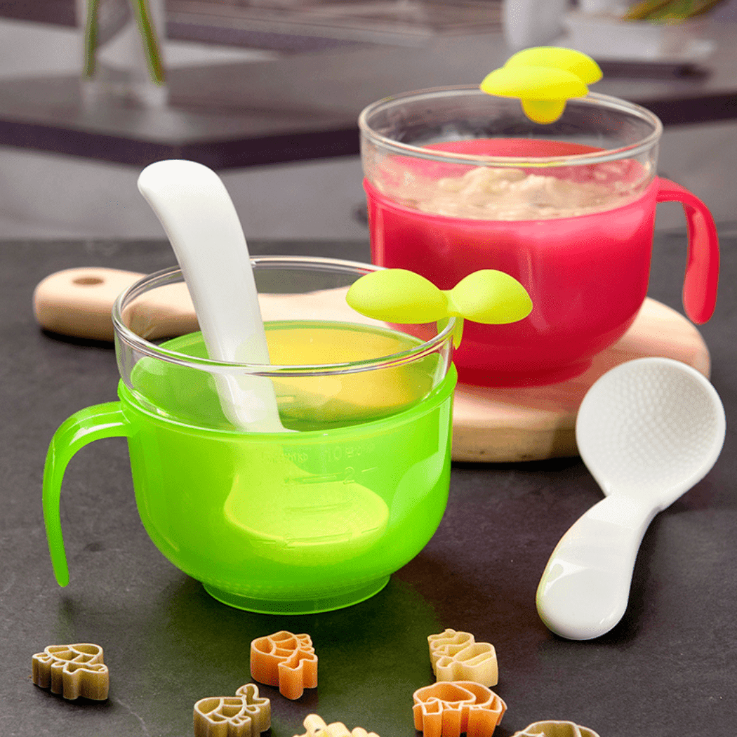Richell Porridge Maker E, For Use with Rice Cookers Pink-1973194125645844485