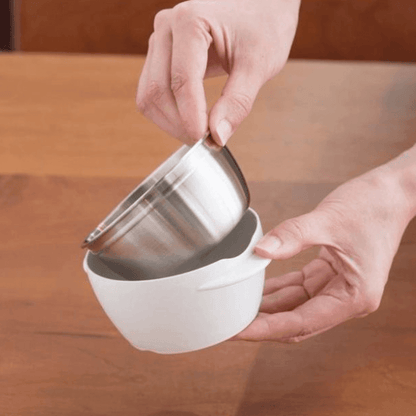 RICHELL TLI Stainless steel Feeding Set White-1973194127407452165