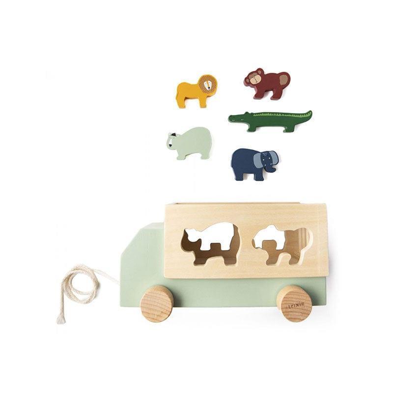 Trixie Wooden Animal Truck-1973194237147222016