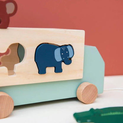 Trixie Wooden Animal Truck-1973194237147222019