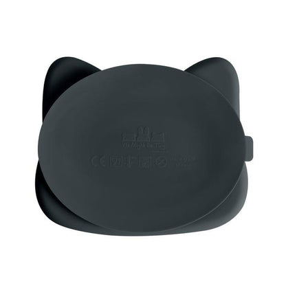 We Might Be Tiny Cat Stickie Plate - Charcoal Plate-1973194252309630978